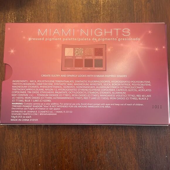 Shaina B Miami Nights Palette eyeshadow - Picture 3 of 4